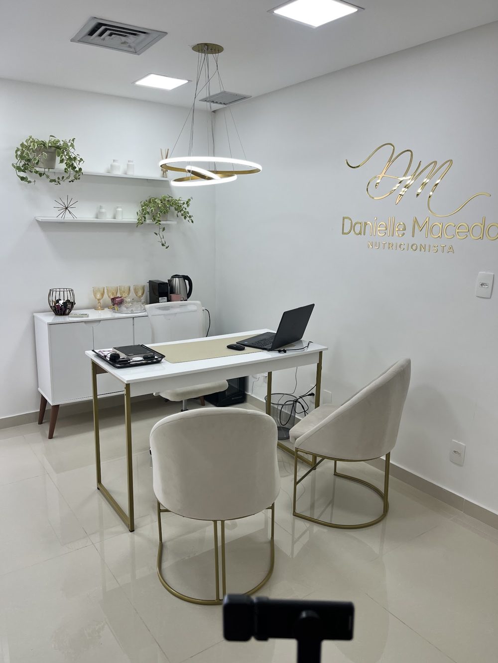 Consultório da nutricionista Danielle Macedo no Recreio dos Bandeirantes